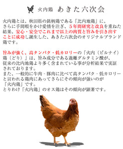 秋田比内地鶏 ぴるないハム・ウインナー 5点セット【火内鶏（ぴるないどり）】【あきた六次会】