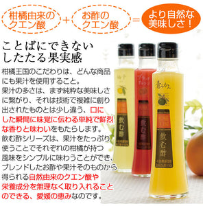 【柑橘王国】飲む酢 3種飲み比べセット（ブラッドオレンジ・柚子・青みかん）【愛媛産フルーツ】
