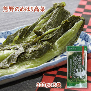 熊野のめはり高菜300g×5袋【国産】【熊野の里】