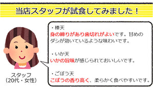 月揚庵のさつまあげ 真空パック 4種10袋入（棒天・ごぼう天・しそ棒天・上揚）【南海食品】